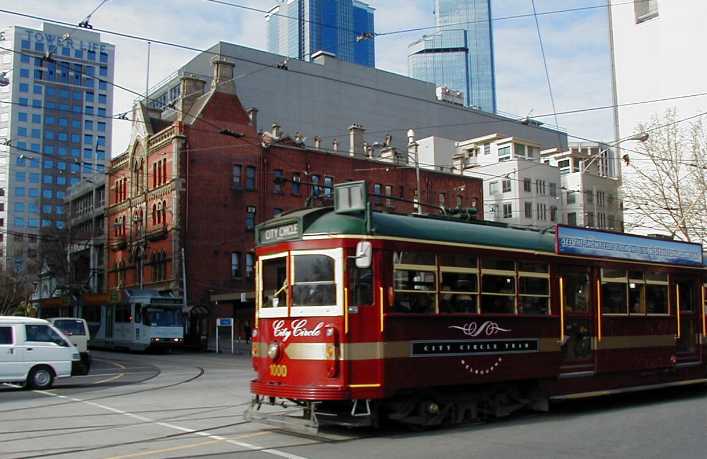 Yarra Trams W class Melbourne City Circle 1000